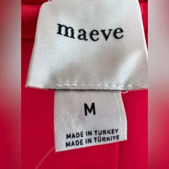 Maeve by Anthropologie Pleated Pull-On Scuba Mini Skirt – Cherry Red M - Picture 5 of 5